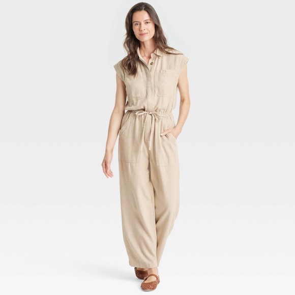 Universal Thread Pants - Women's Linen Jumpsuit - Universal Thread 14